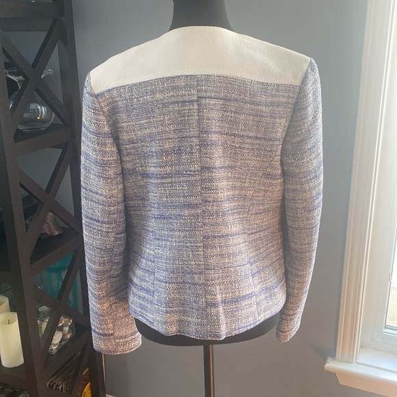 Casual blue and white jacket. Size US12 - Picture 2 of 6